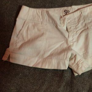 white  SO shorts